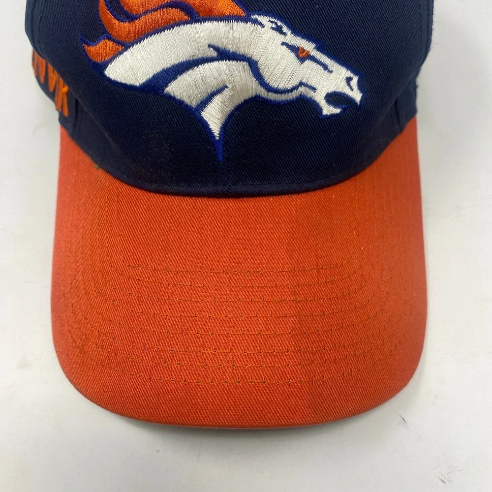 Denver Broncos Vintage Twins Enterprise Snapback Cap‎ Hat Blue and Orange